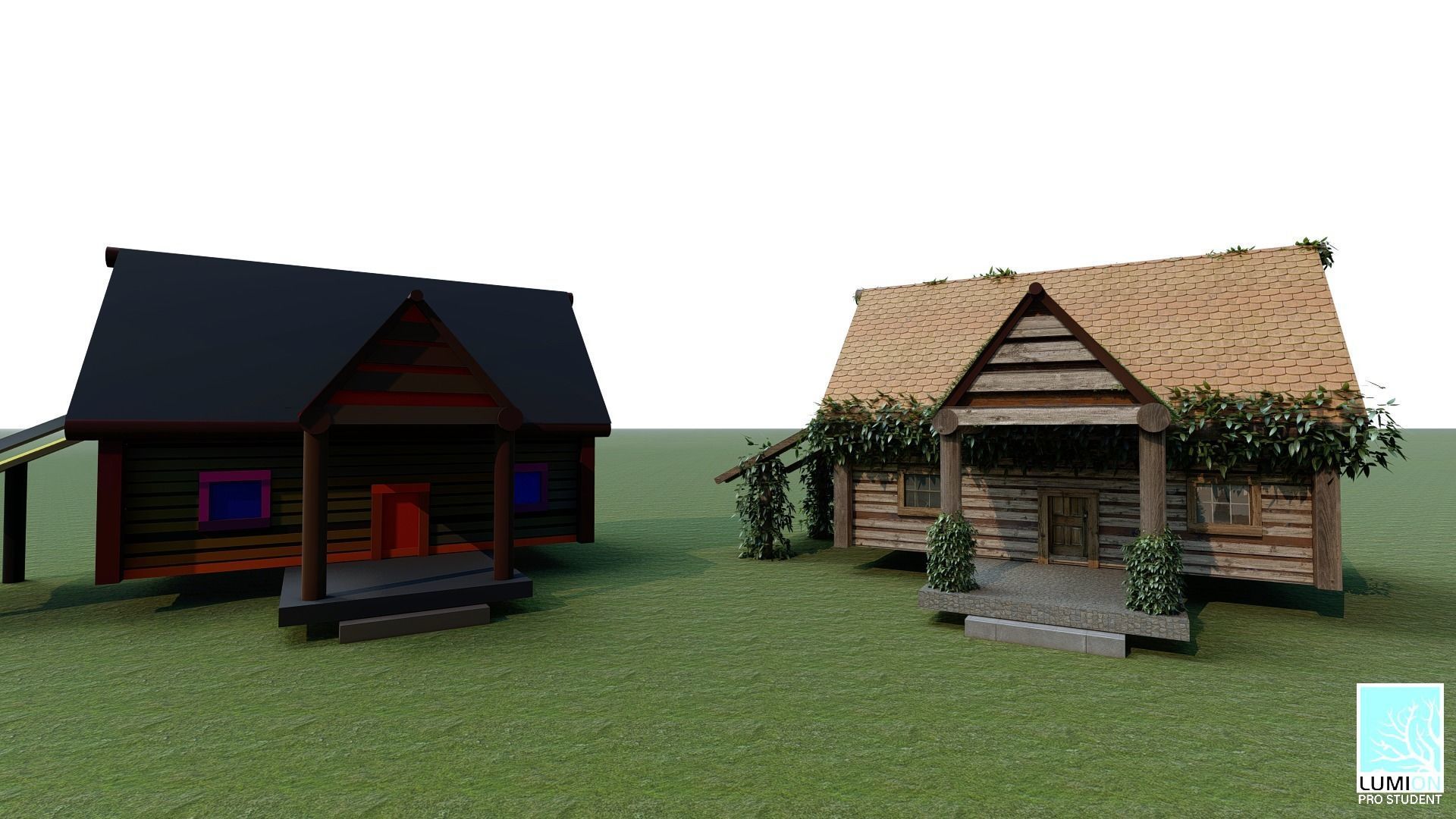 Salt Water Hut Low-poly 3D model_6