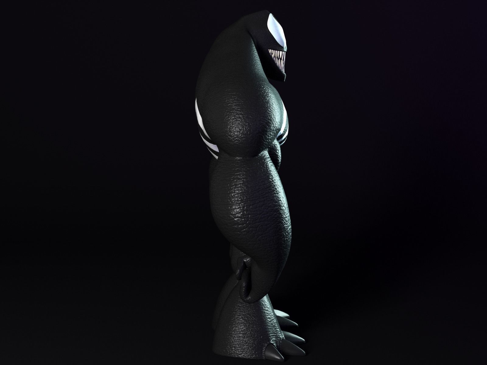 Venom JoeN Low-poly 3D model_3