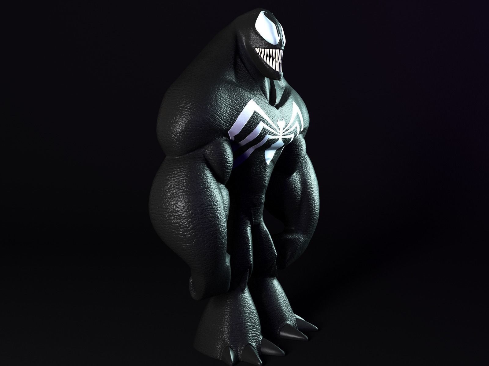 Venom JoeN Low-poly 3D model_4