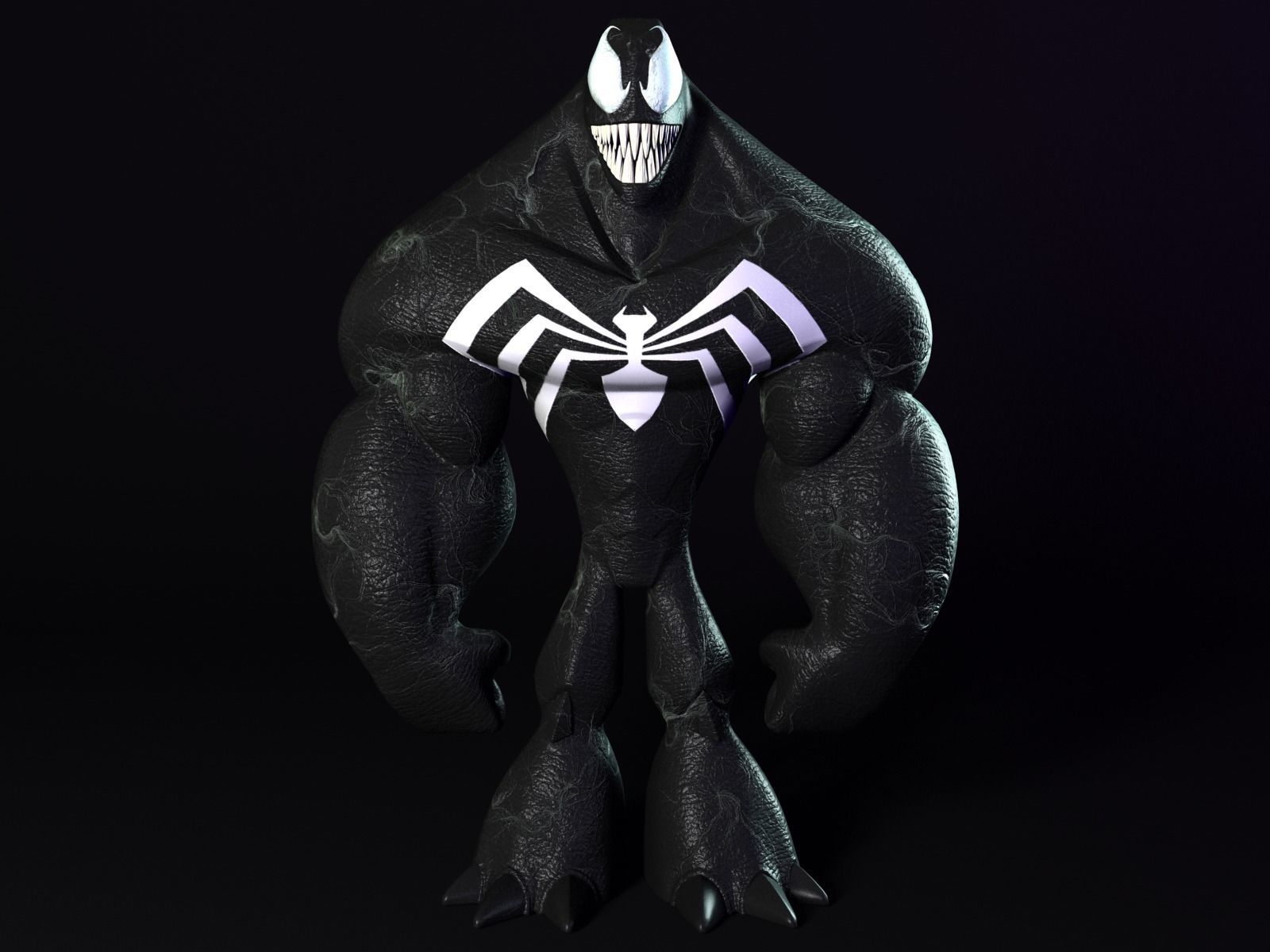 Venom JoeN Low-poly 3D model_2
