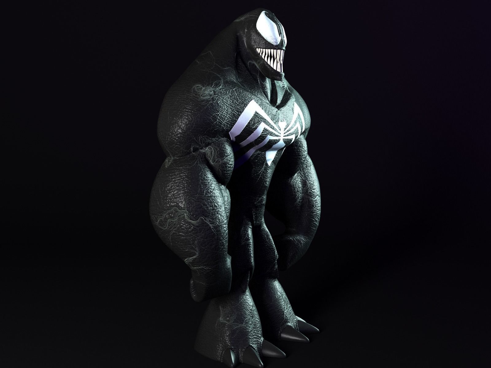 Venom JoeN Low-poly 3D model_1