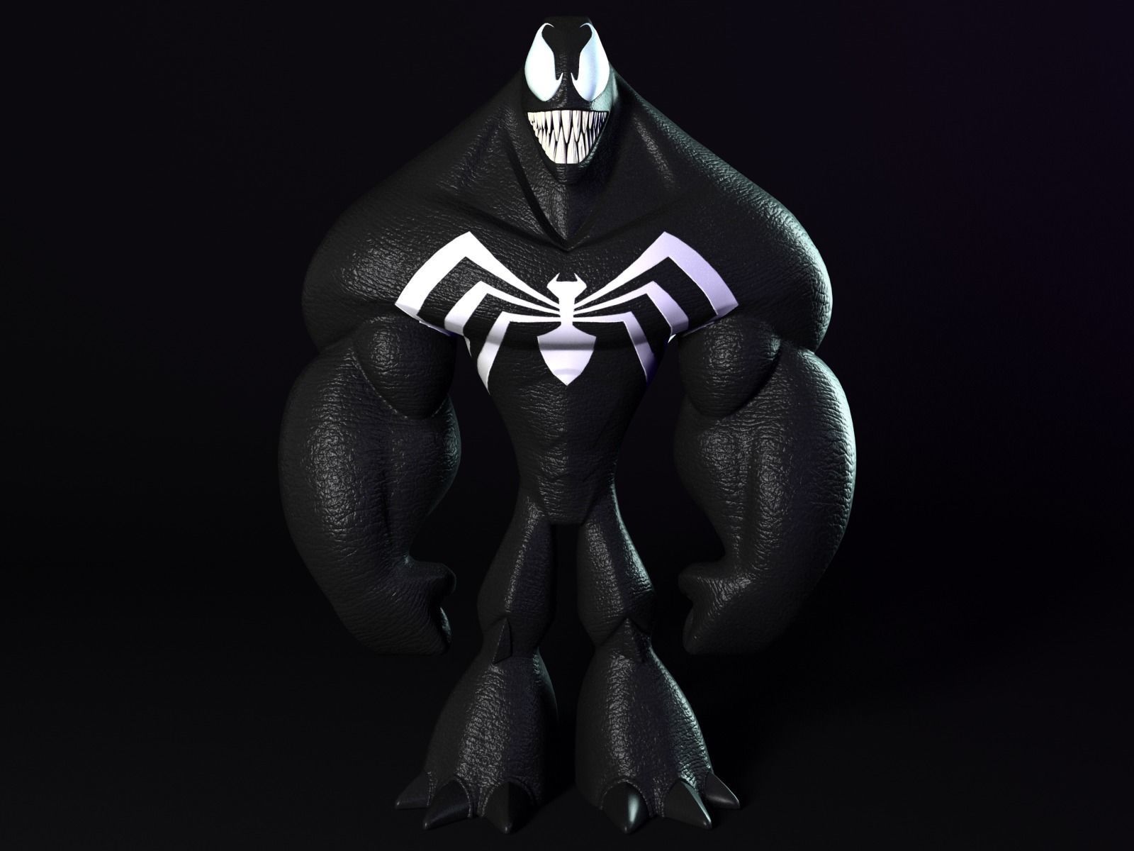 Venom JoeN Low-poly 3D model_5
