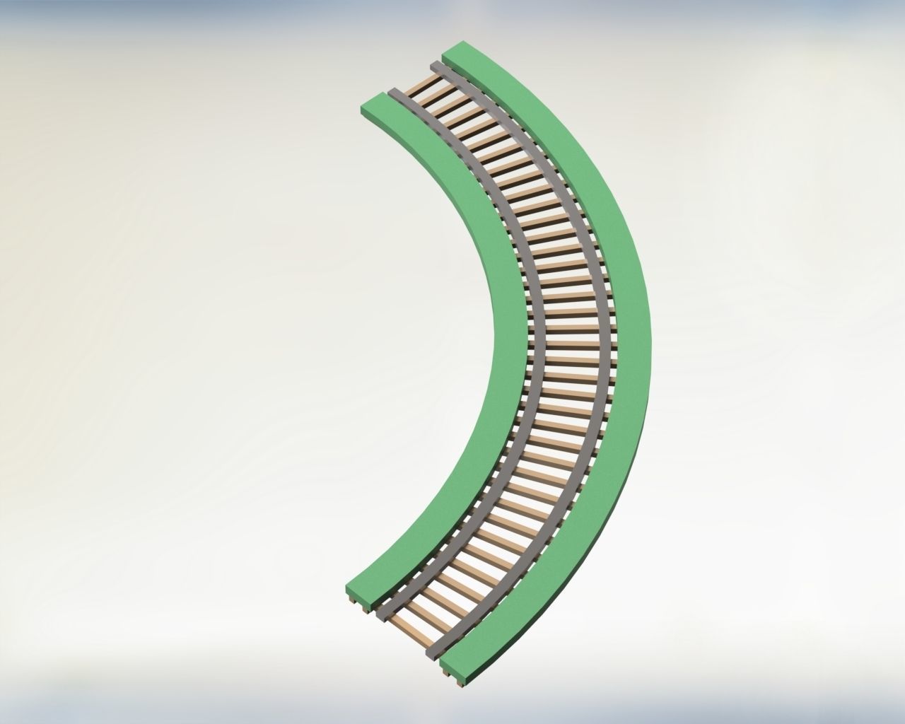 Roller coaster Construction set 3D model_17