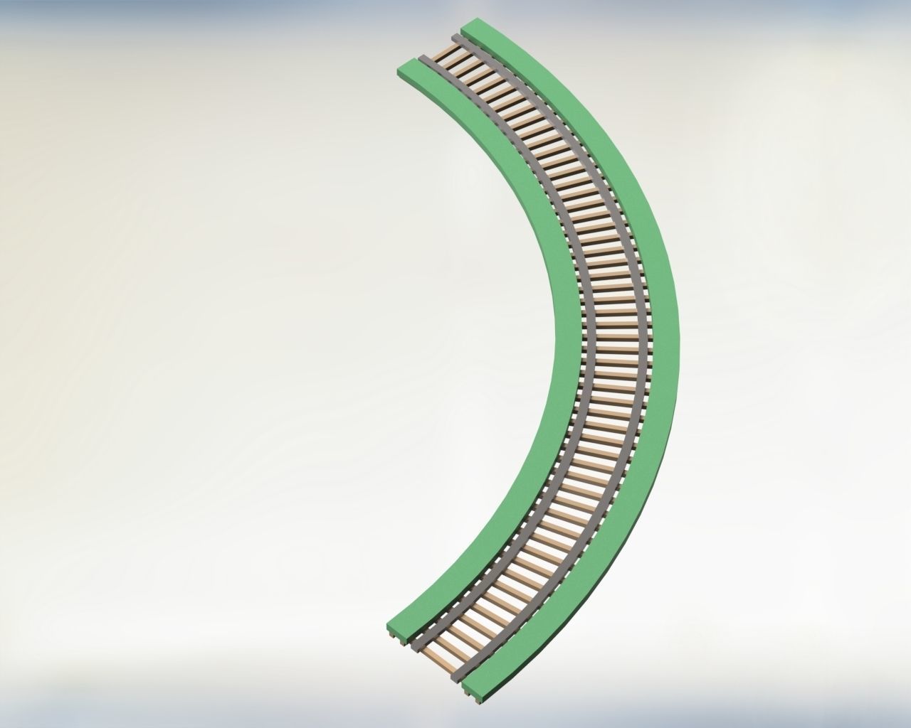 Roller coaster Construction set 3D model_18