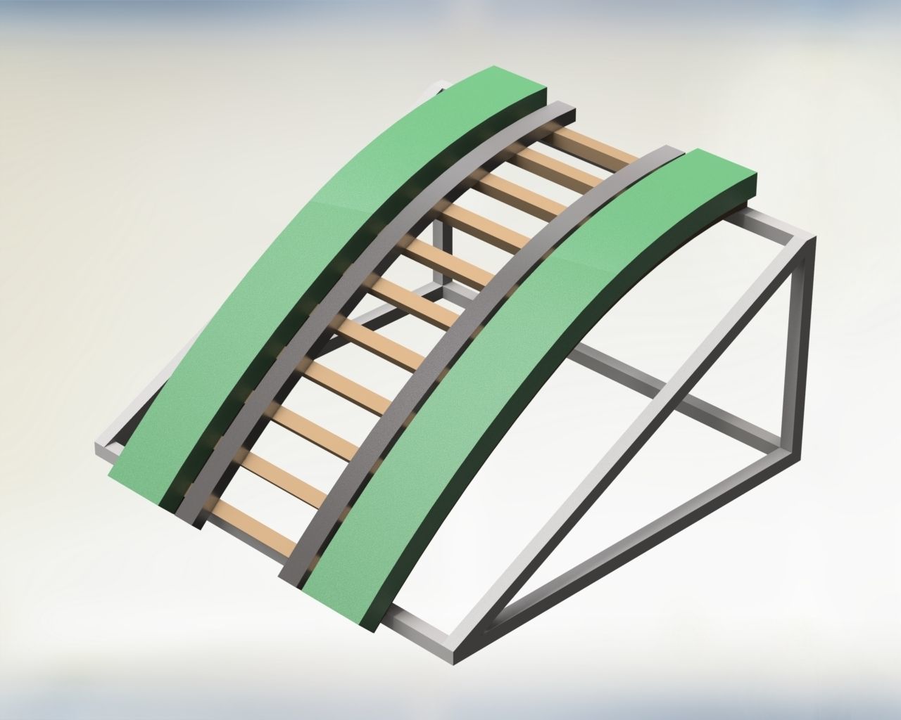 Roller coaster Construction set 3D model_9