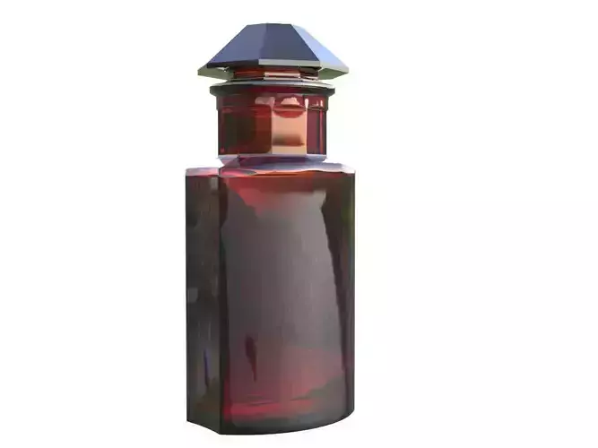 Pharmaceutical bottle 3D model