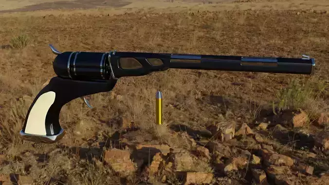 Old Western Revolver