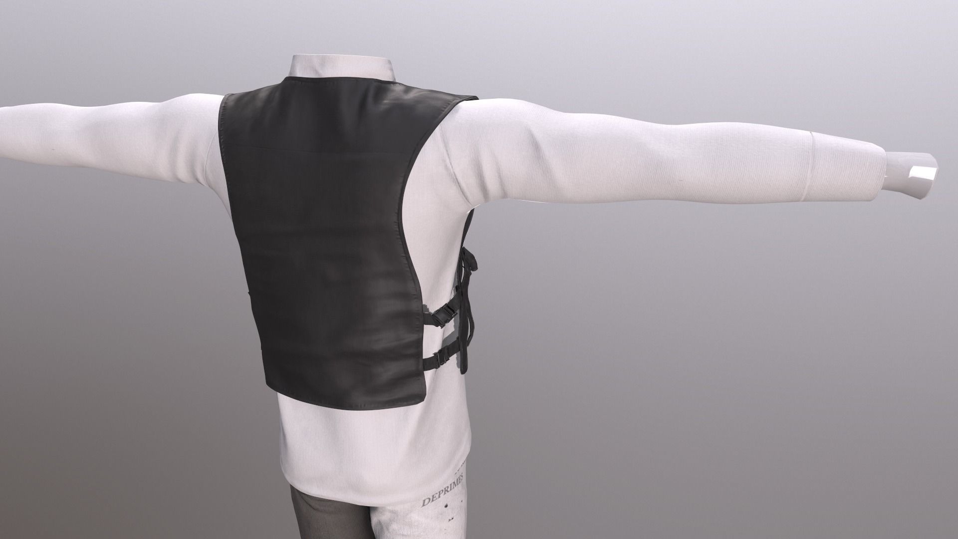 Male Clothing Low-poly 3D model_12