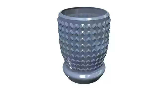 Vase31 stainless steel vase with pattern