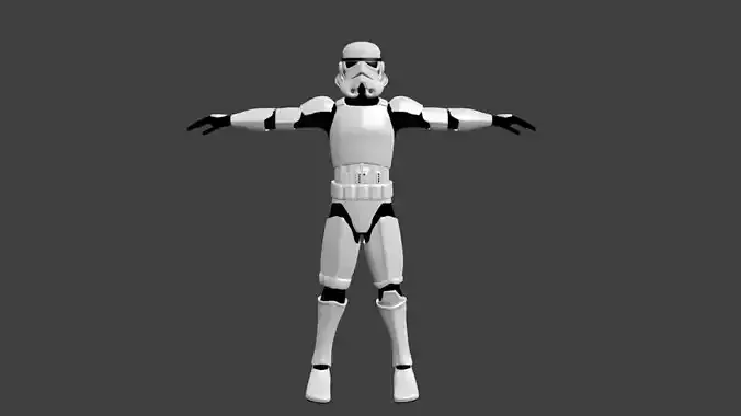 Stormtrooper - Video Game Animation Model