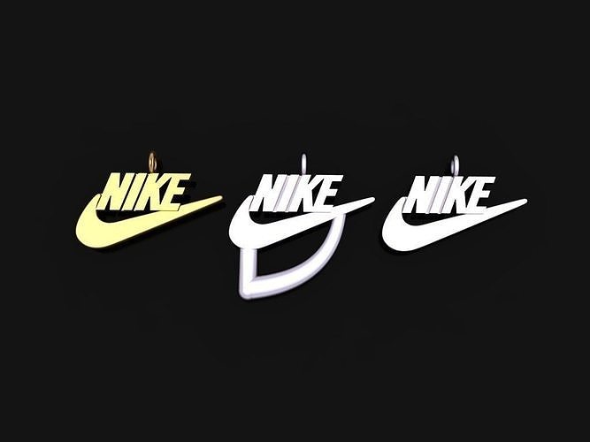 NAME PLATE TAG NIKE STYLE DOGTAG PENDANT 3D print model