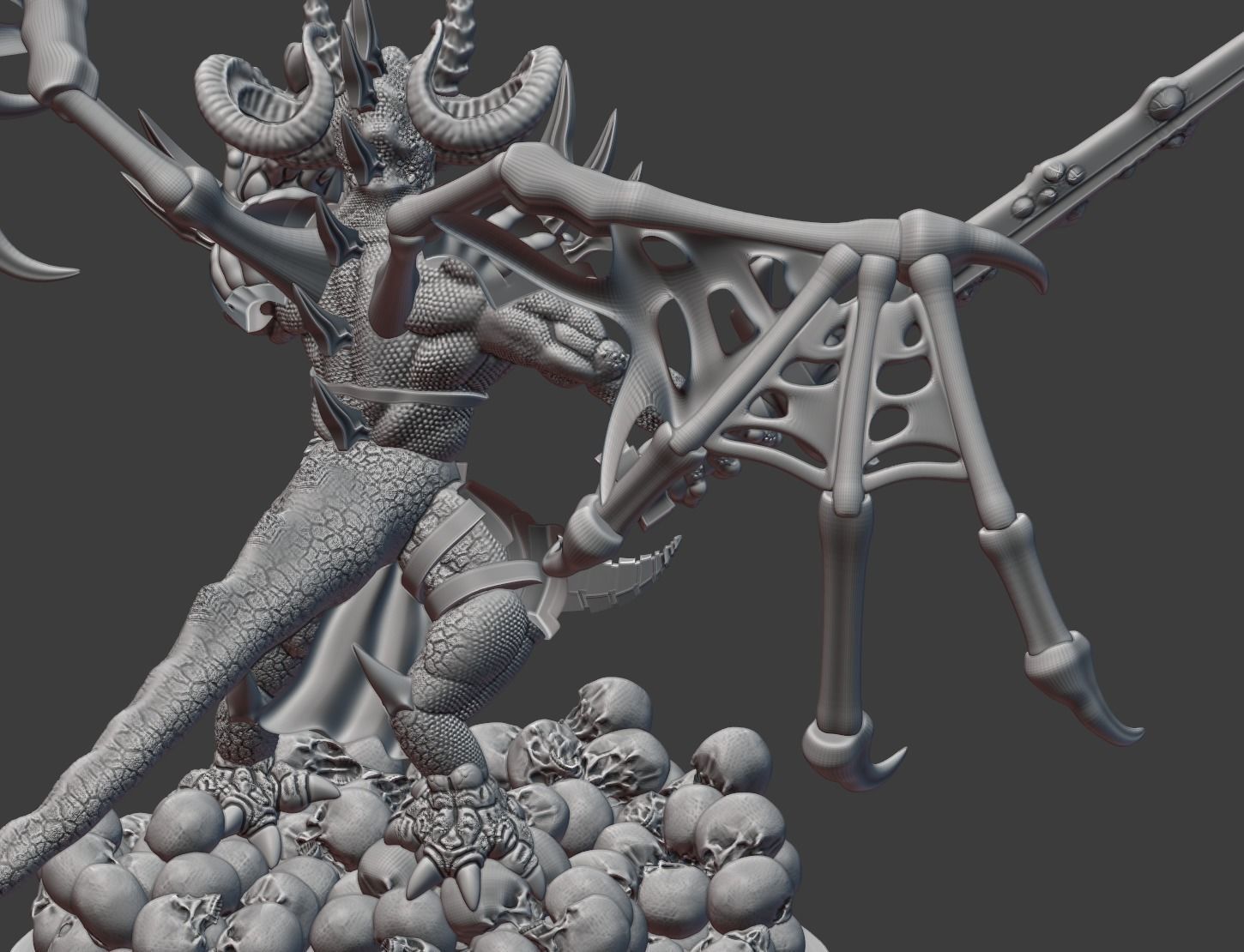 Daemon Prince 3D print model_3