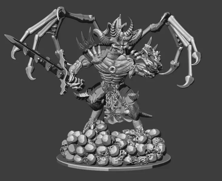 Daemon Prince 3D print model_0