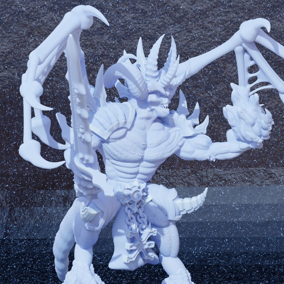 Daemon Prince 3D print model_1