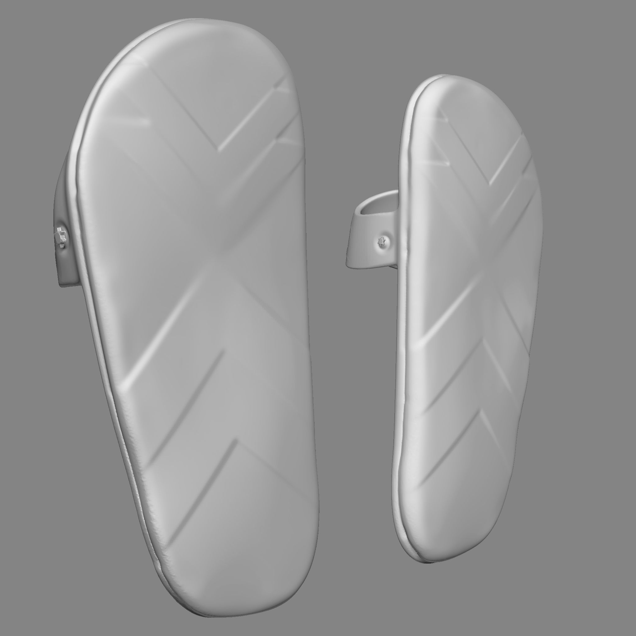 Skull Flip Flops 3D print model_14
