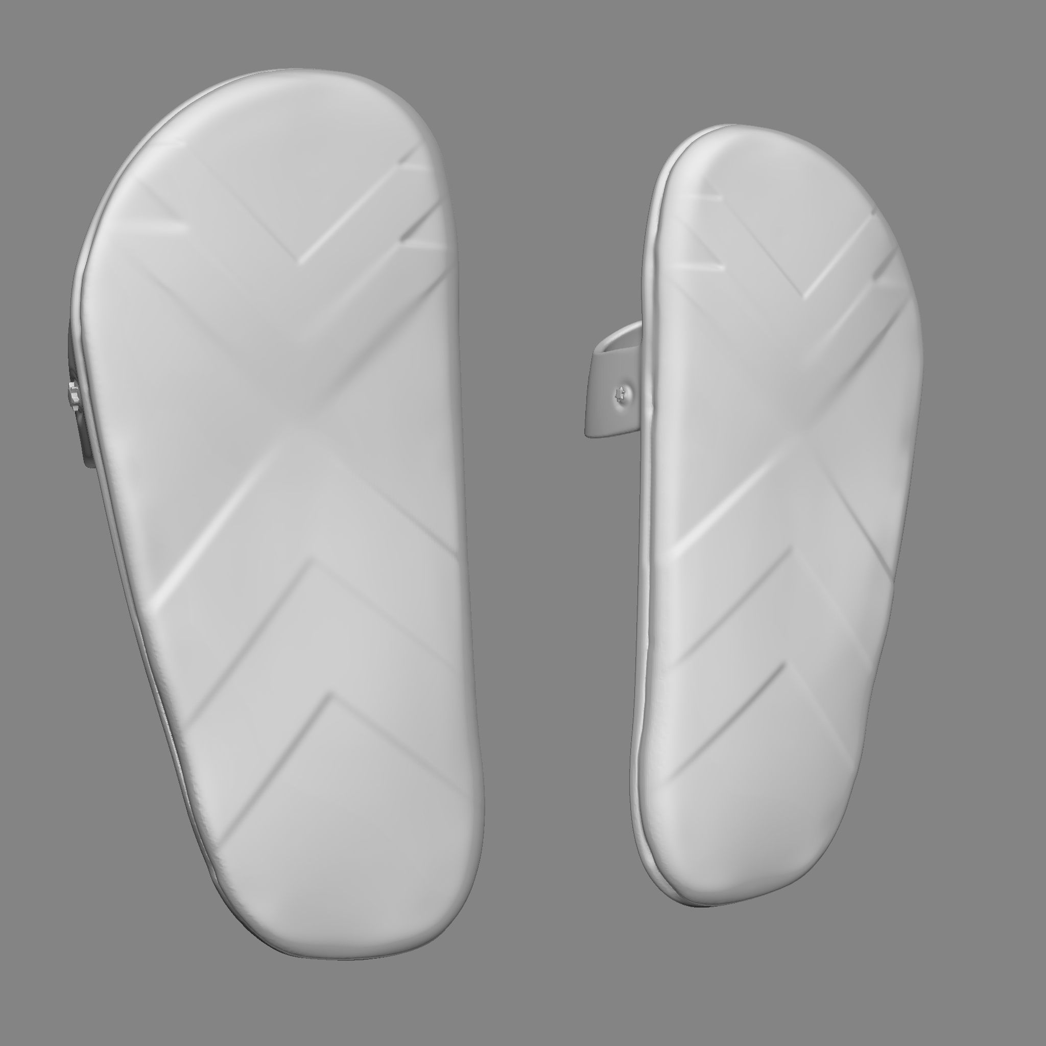 Skull Flip Flops 3D print model_16