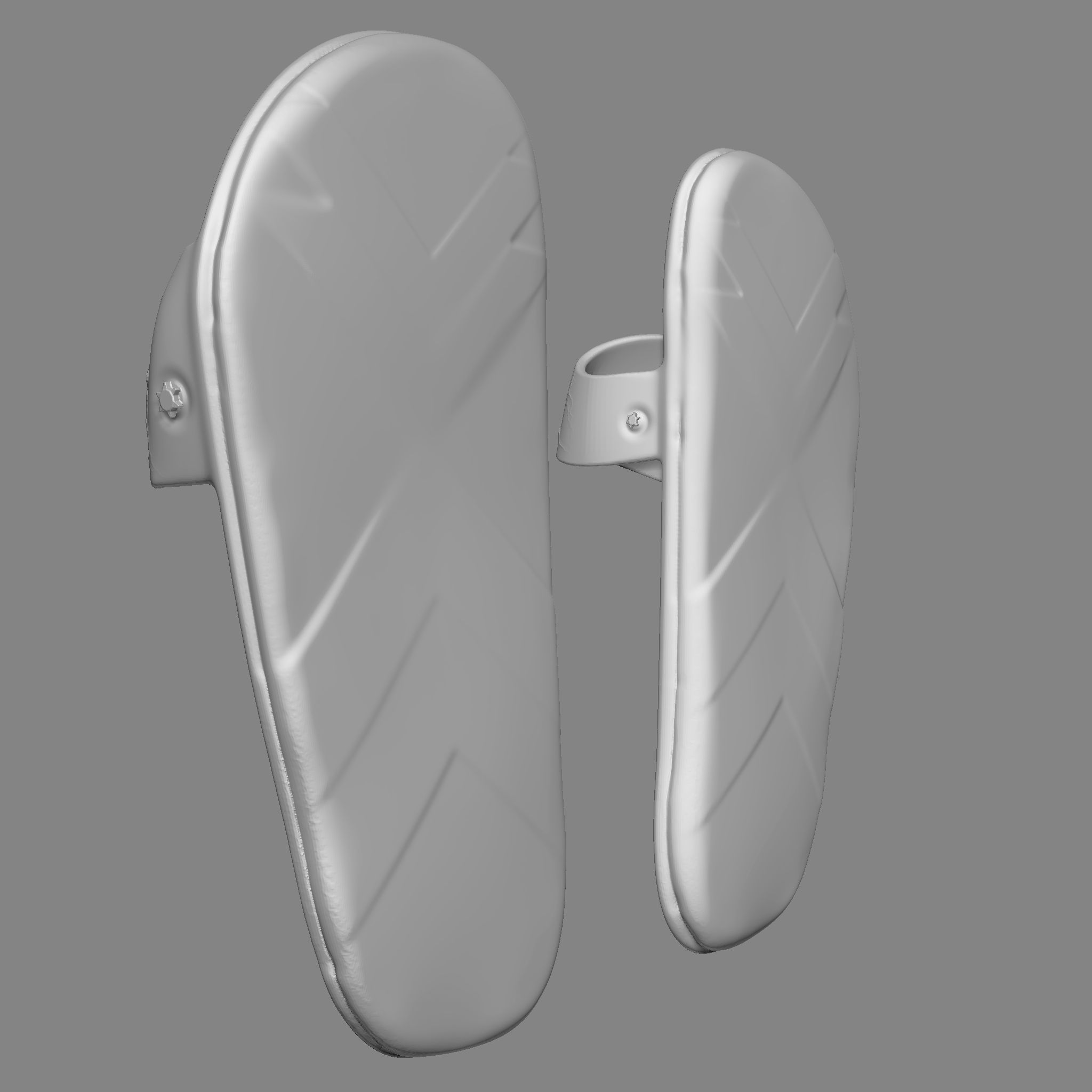 Skull Flip Flops 3D print model_10