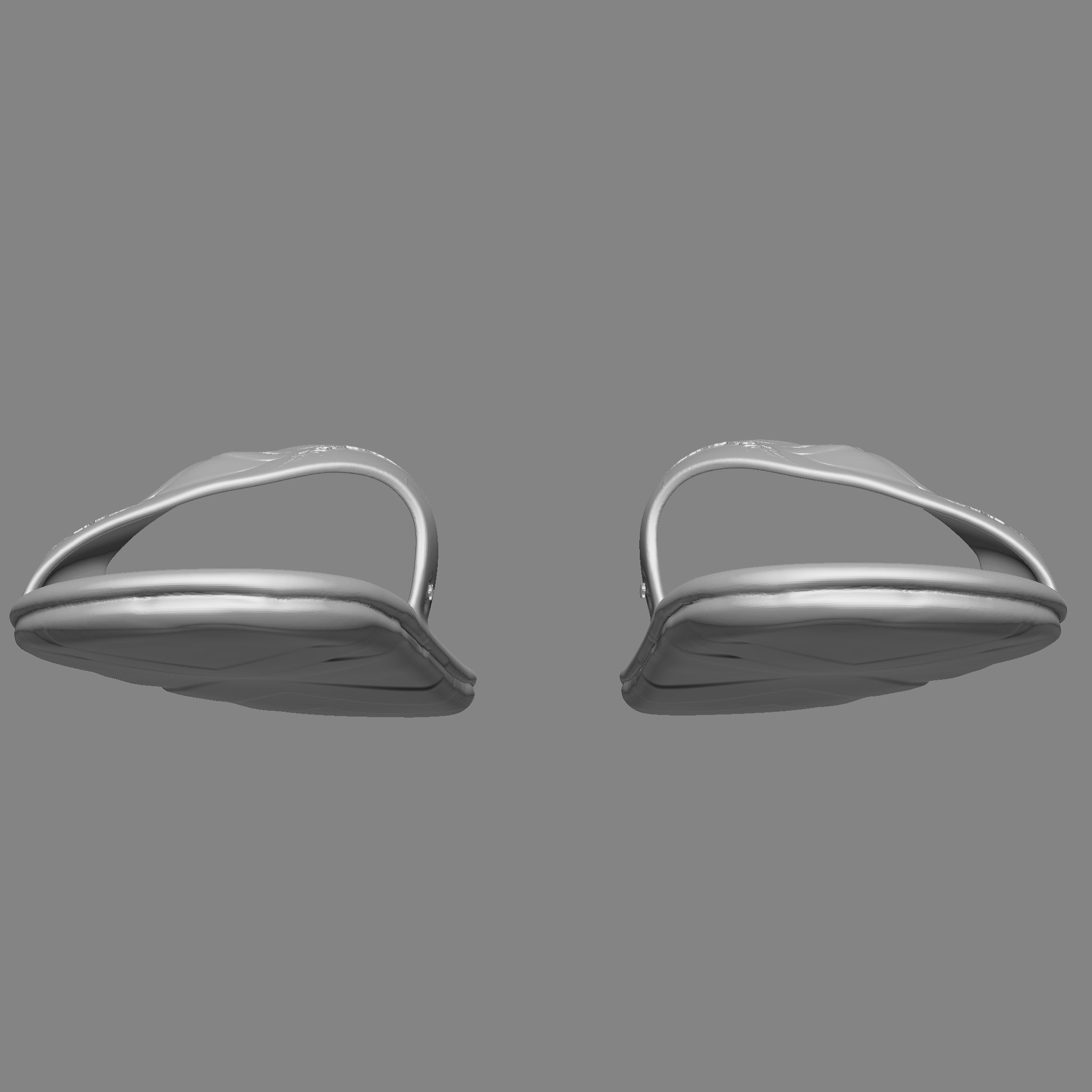 Skull Flip Flops 3D print model_12