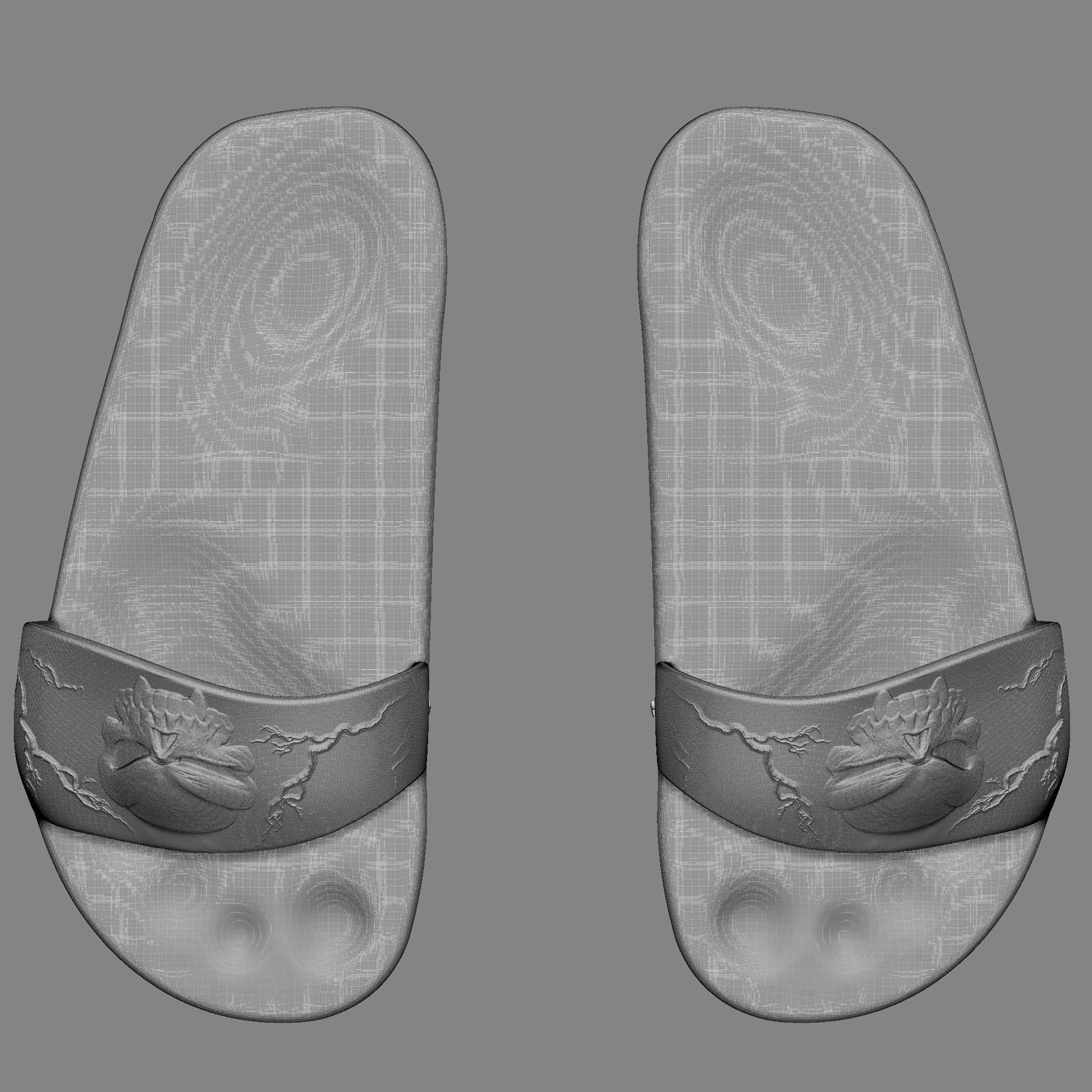 Skull Flip Flops 3D print model_27
