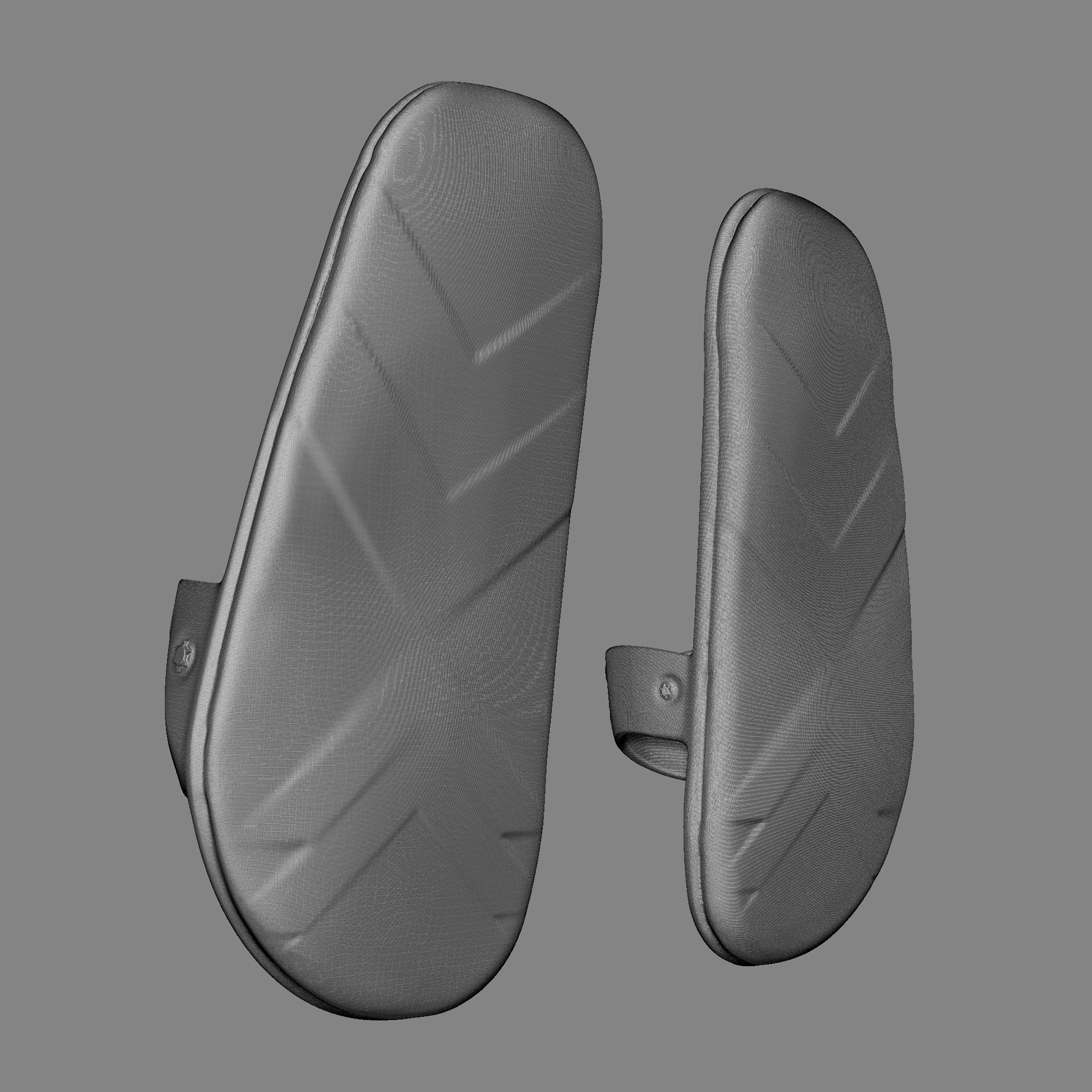 Skull Flip Flops 3D print model_33