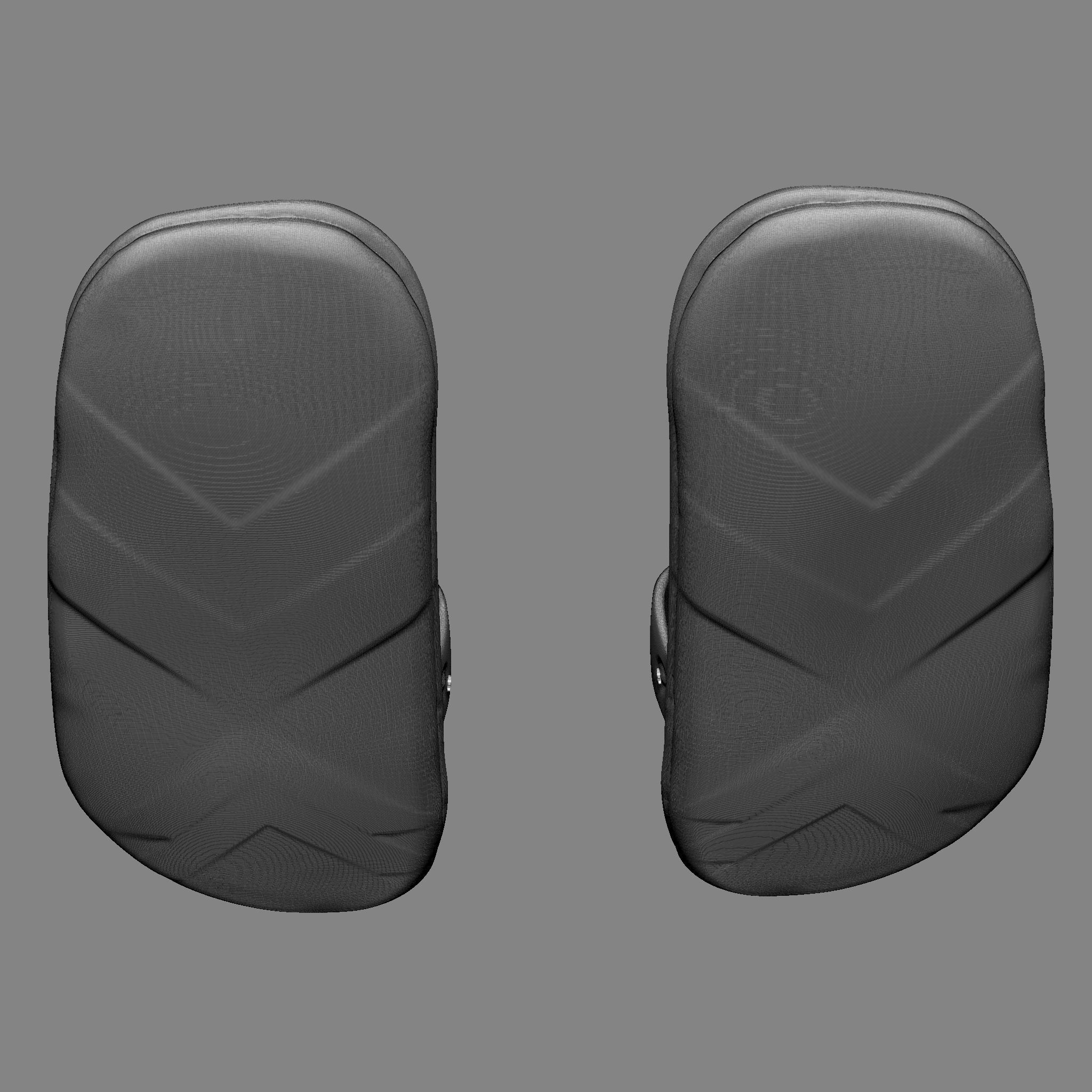 Skull Flip Flops 3D print model_32