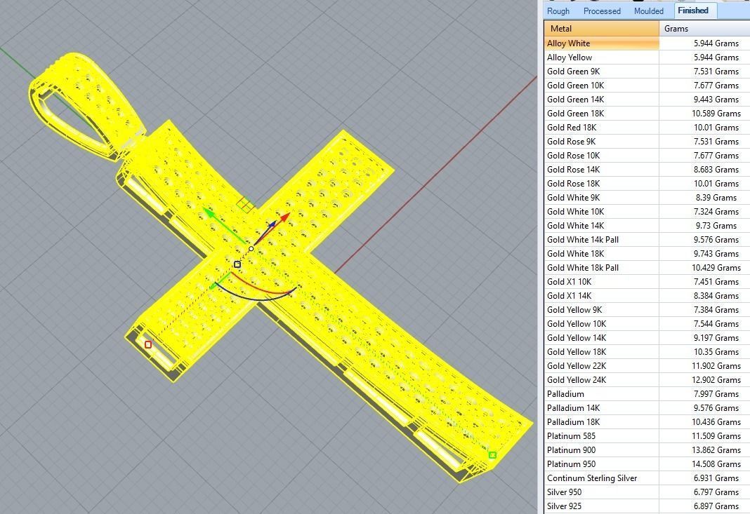 DIAMOND CROSS MEN PENDANT NECKLACE ICE STYLE 3D print model 3D print model_6