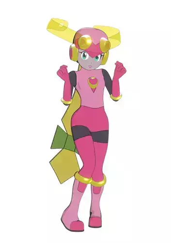 Roll EXE Battle Network Model