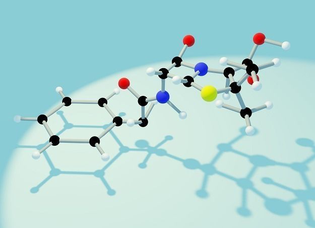 Organic Chemistry - Penicillin 3D print model_1