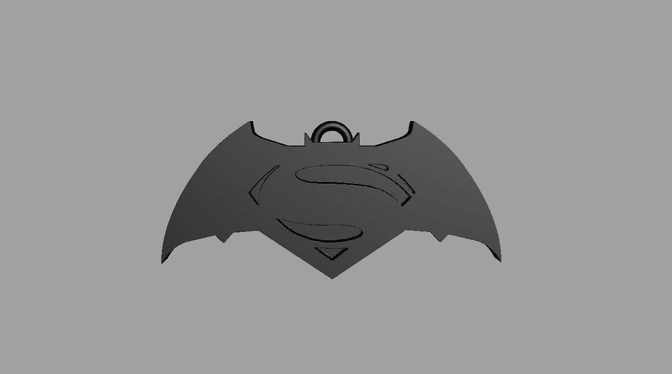 Justice League Keychain 3D print model_3