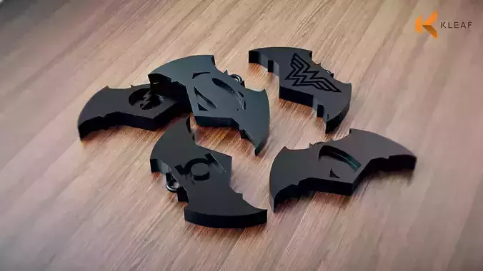 Justice League Keychain 3D print model