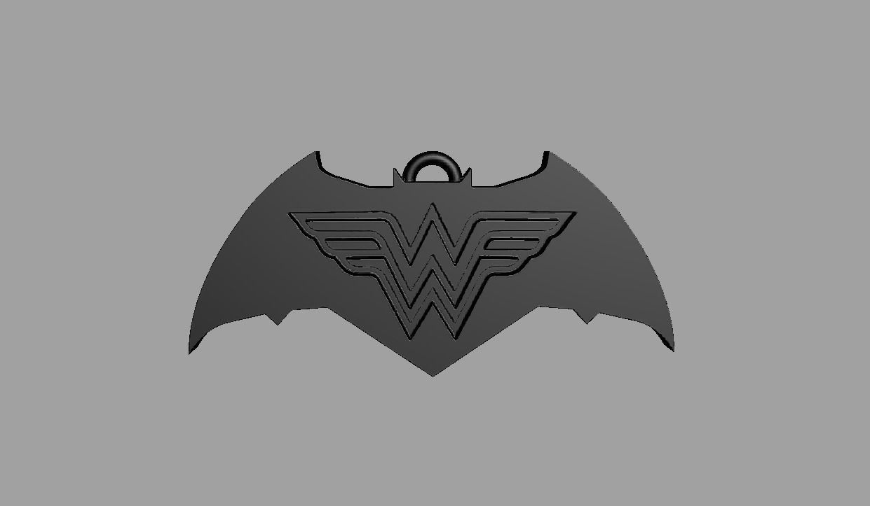 Justice League Keychain 3D print model_4