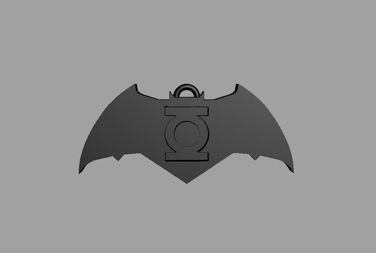 Justice League Keychain 3D print model_6