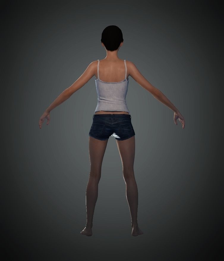 Unity Digital Human HS015 Free 3D model_3