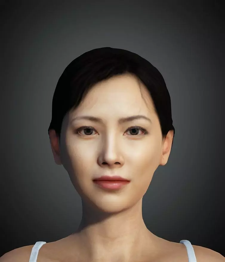 Unity Digital Human HS015 Free 3D model_0