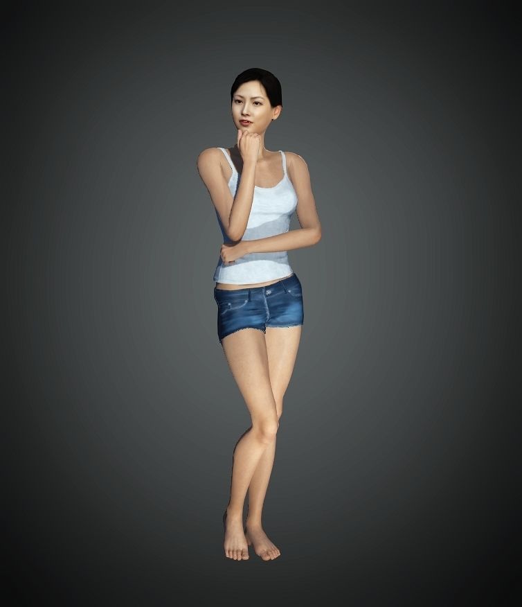 Unity Digital Human HS015 Free 3D model_9