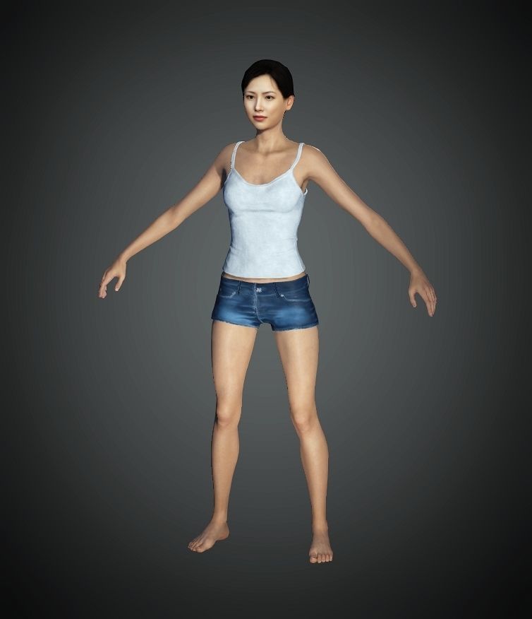 Unity Digital Human HS015 Free 3D model_4