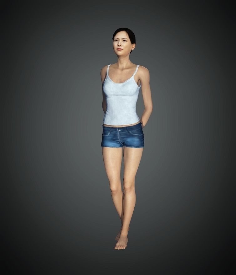 Unity Digital Human HS015 Free 3D model_7