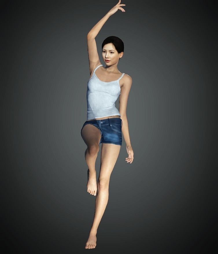 Unity Digital Human HS015 Free 3D model_6