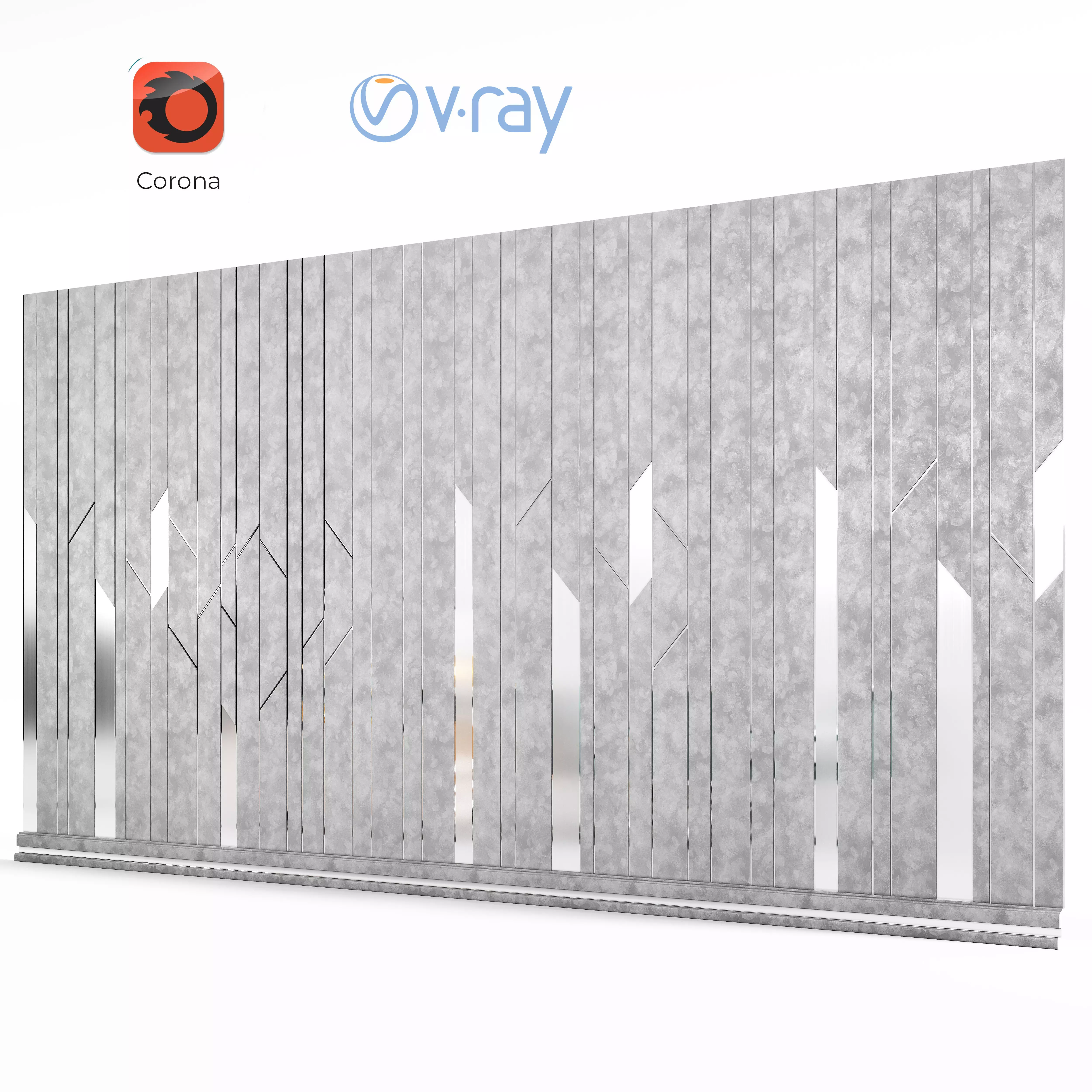 Venix Decorative Wall Free 3D model