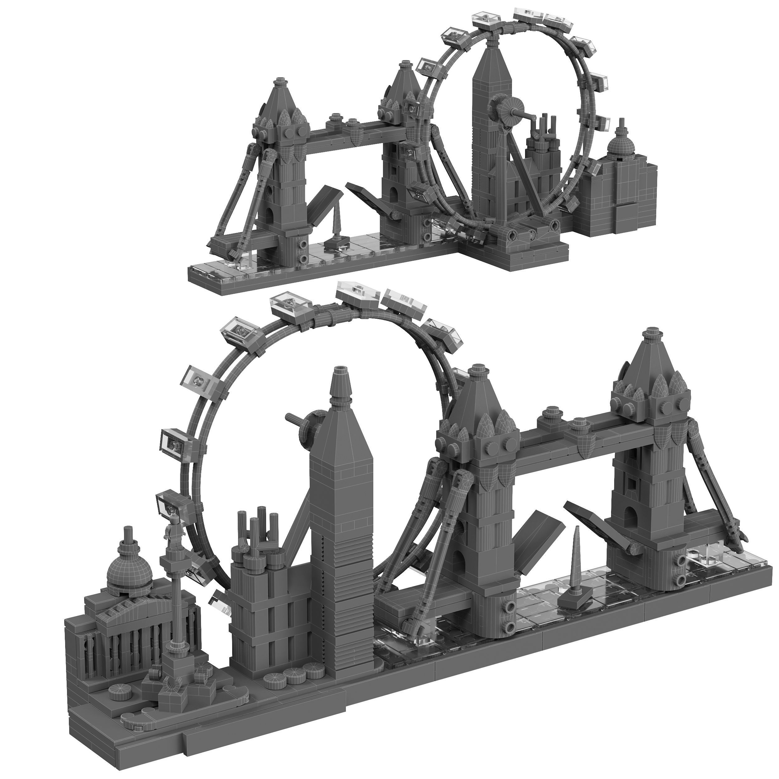 Lego Architecture Skyline - 21034 London 3D model_1