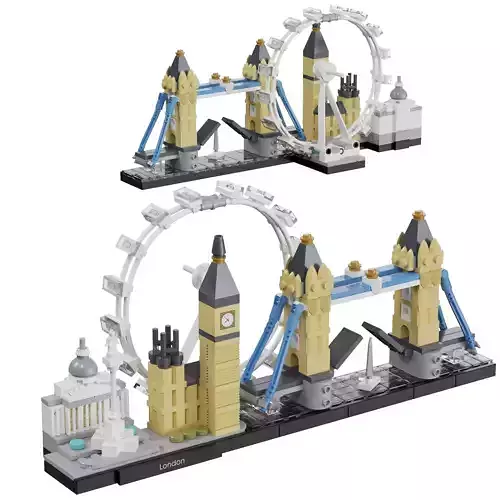 Lego Architecture Skyline - 21034 London 3D model
