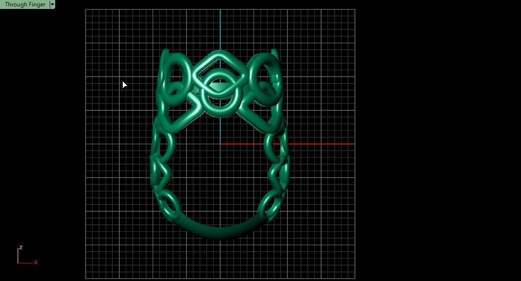 Blue Ring 3D print model_13