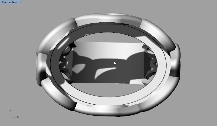 Blue Ring 3D print model_5