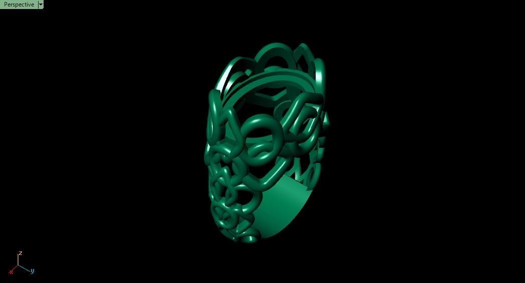 Blue Ring 3D print model_21