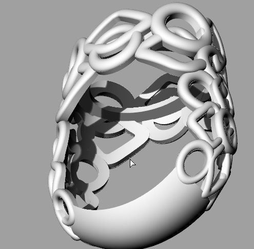 Blue Ring 3D print model_7