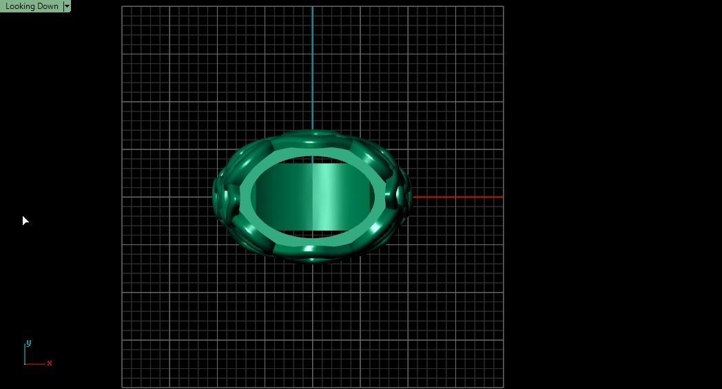 Blue Ring 3D print model_12