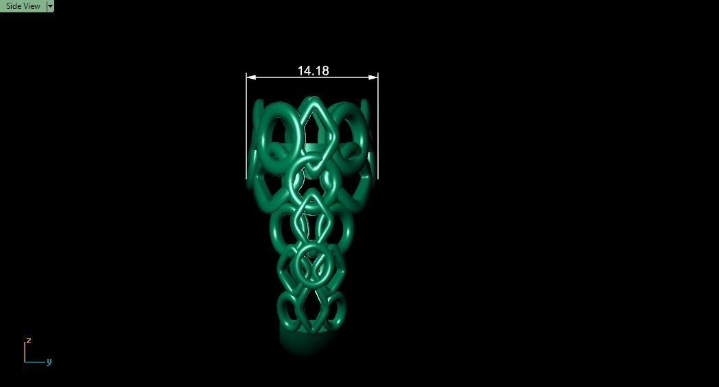 Blue Ring 3D print model_35