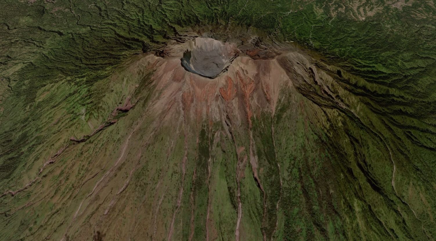 Mount Agung volcano Bali 3d model Low-poly 3D model_5