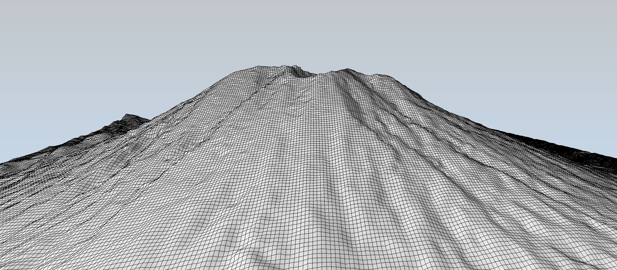 Mount Agung volcano Bali 3d model Low-poly 3D model_8