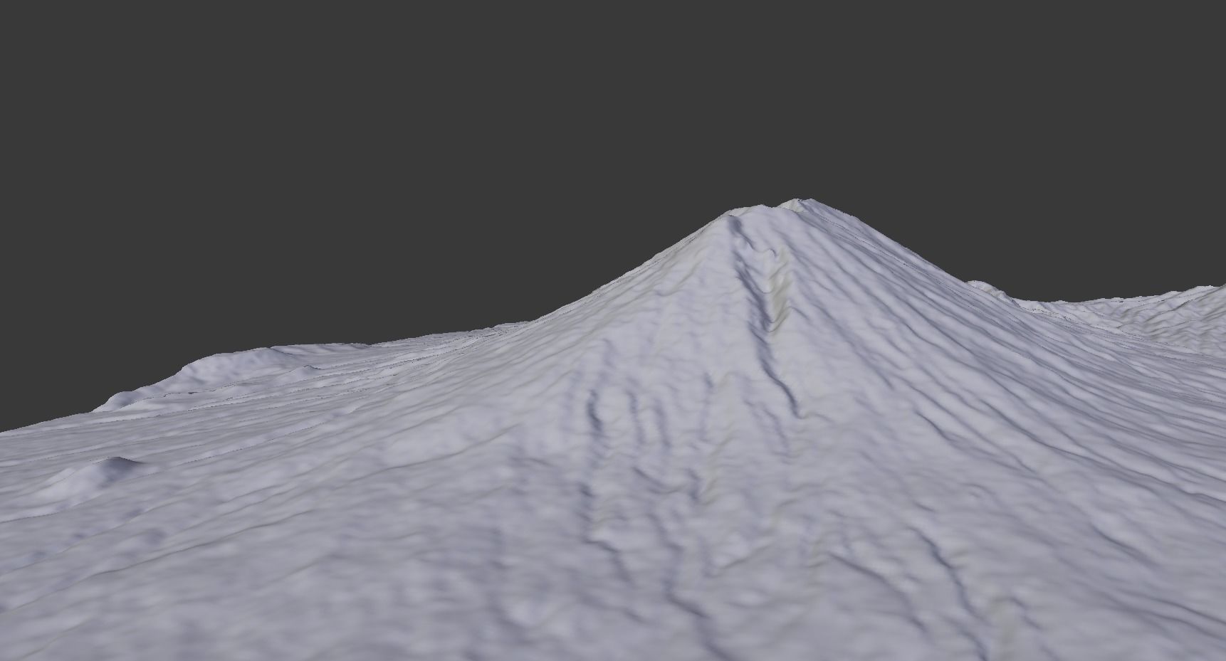 Mount Agung volcano Bali 3d model Low-poly 3D model_9